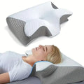 Butterfly Sleep Memory Neck Pillow Slow Rebound Comfortable Memory Foam Sleep Pillow Cervical Orthopedic Neck Massage Bed Pillow