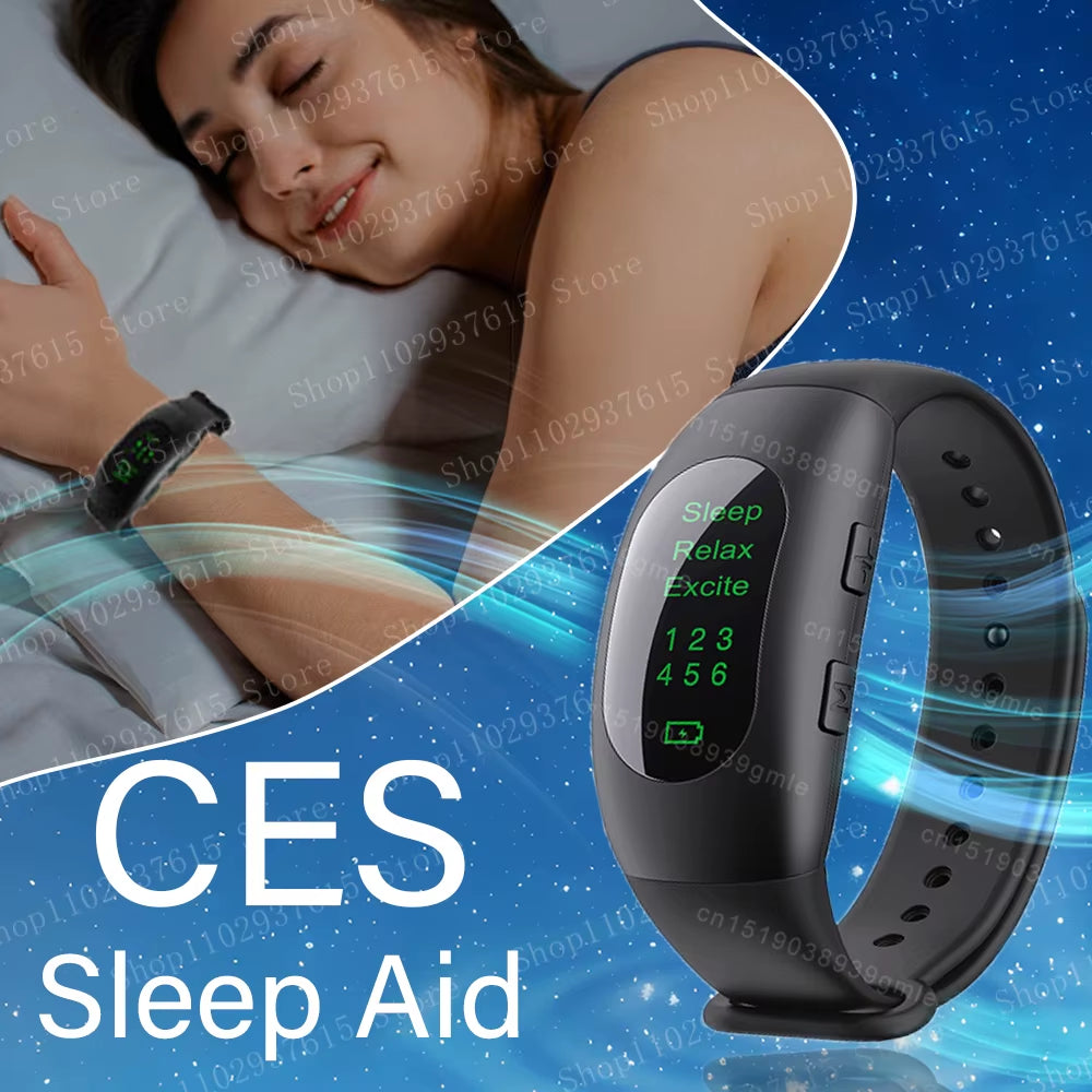 CES Handheld Sleep Aid Device Micro Current Intelligent Help Sleep Device for Sleep Massager Relief Anxiety Stress Hypnosis Tool