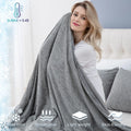 2023 New Cooling Blankets Smooth Air Condition Comforter Lightweight Summer Quilt Cool Feeling Fibre Skin-Friendly Breathable